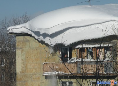 Нечищеные ижевские крыши угрожают здоровью горожан