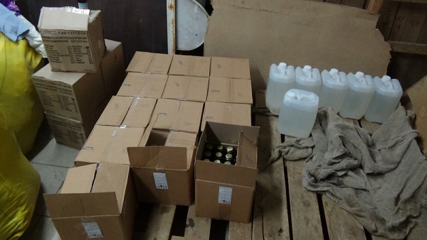 Крупную партию спиртосодержащей продукции нашли в Ижевске правоохранители