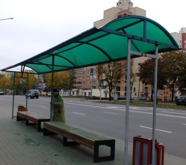 10 навесов установят на остановках общественного транспорта в Ижевске