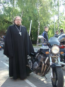 Крестный ход на мотоциклах совершили православные Удмуртии