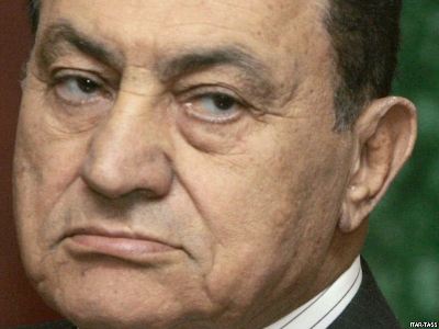 Хосни Мубарак разрыдался после сообщения об убийстве Каддафи