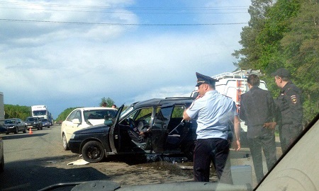 В Удмуртии пьяный водитель ВАЗа устроил аварию