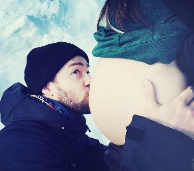Джастин Тимберлейк  впервые показал новорожденного сына