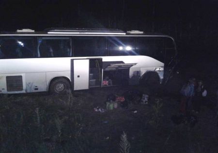 Четверо пассажиров автобуса из Ижевска пострадали в серьезной аварии в Оренбуржье