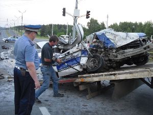 В Удмуртии погибли два сотрудника ГИБДД: водитель и не думал тормозить