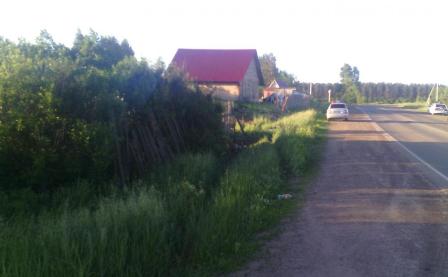 Водитель «Ауди» врезался в забор в Сарапульском районе