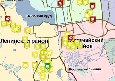 Интерактивную карту незаконного строительства составили в Ижевске