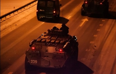 Фотообзор: в Минск накануне выборов  въехали танки