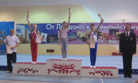 Воткинские гимнасты стали серебряными призерами Первенства России