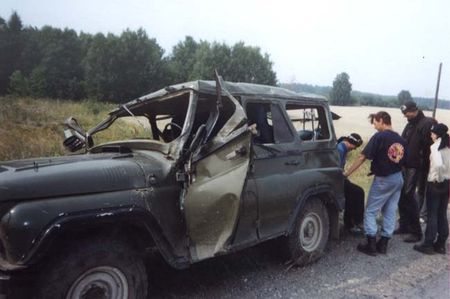 Пассажир на ходу выпрыгнул из УАЗика в Удмуртии 