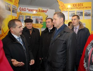 Президент Удмуртии Александр Волков с инспекцией побывал в Завьяловском районе