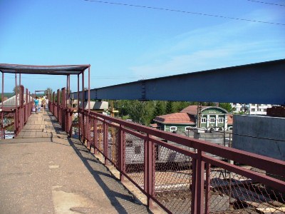 Завершена укладка моста на станции Можга