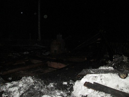  Баня сгорела в Завьяловском районе