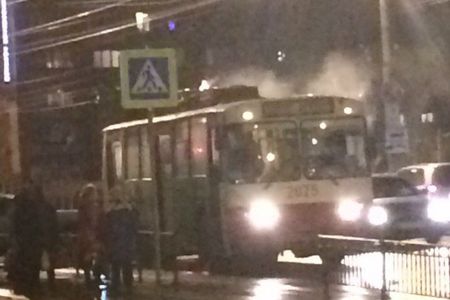 Троллейбус 6-го маршрута дымил, но не сгорел в Ижевске