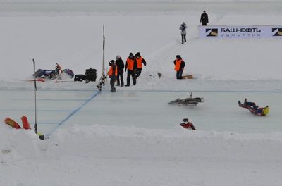 Фотообзор: в Ижевске выбрали победителей гонок  на льду