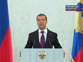Дмитрий Медведев назвал  в послании задачу номер один