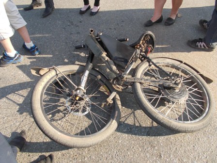 Водитель иномарки сбил велосипедиста в Ижевске