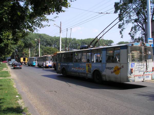 Движение троллейбусов в районе поселка Машиностроителей в Ижевске заблокировано