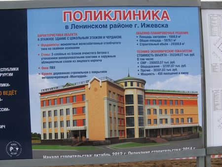 Новую поликлинику для взрослых начали строить в Ижевске