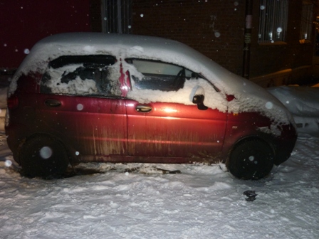 Автомобиль «Daewoo Matiz»  подожгли в Ижевске