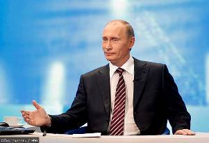 Путин принял участие в съемках «Минуты славы»