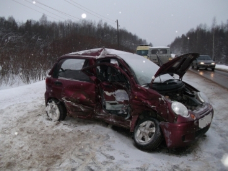  5 аварий произошло на дорогах Удмуртии за минувшие сутки