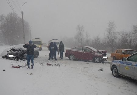 Четверо пострадали в ДТП на трассе, ведущей в Аэропорт Ижевска