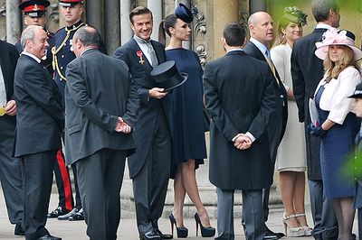 Дэвид и Виктория Бекхэмы опозорились на королевской свадьбе