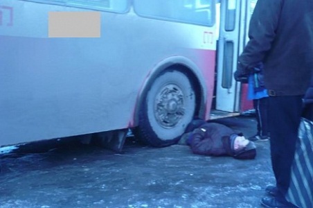Автобус сбил пешехода в Ижевске