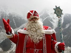Санта Клаус приехал в гости к ижевскому  Деду Морозу