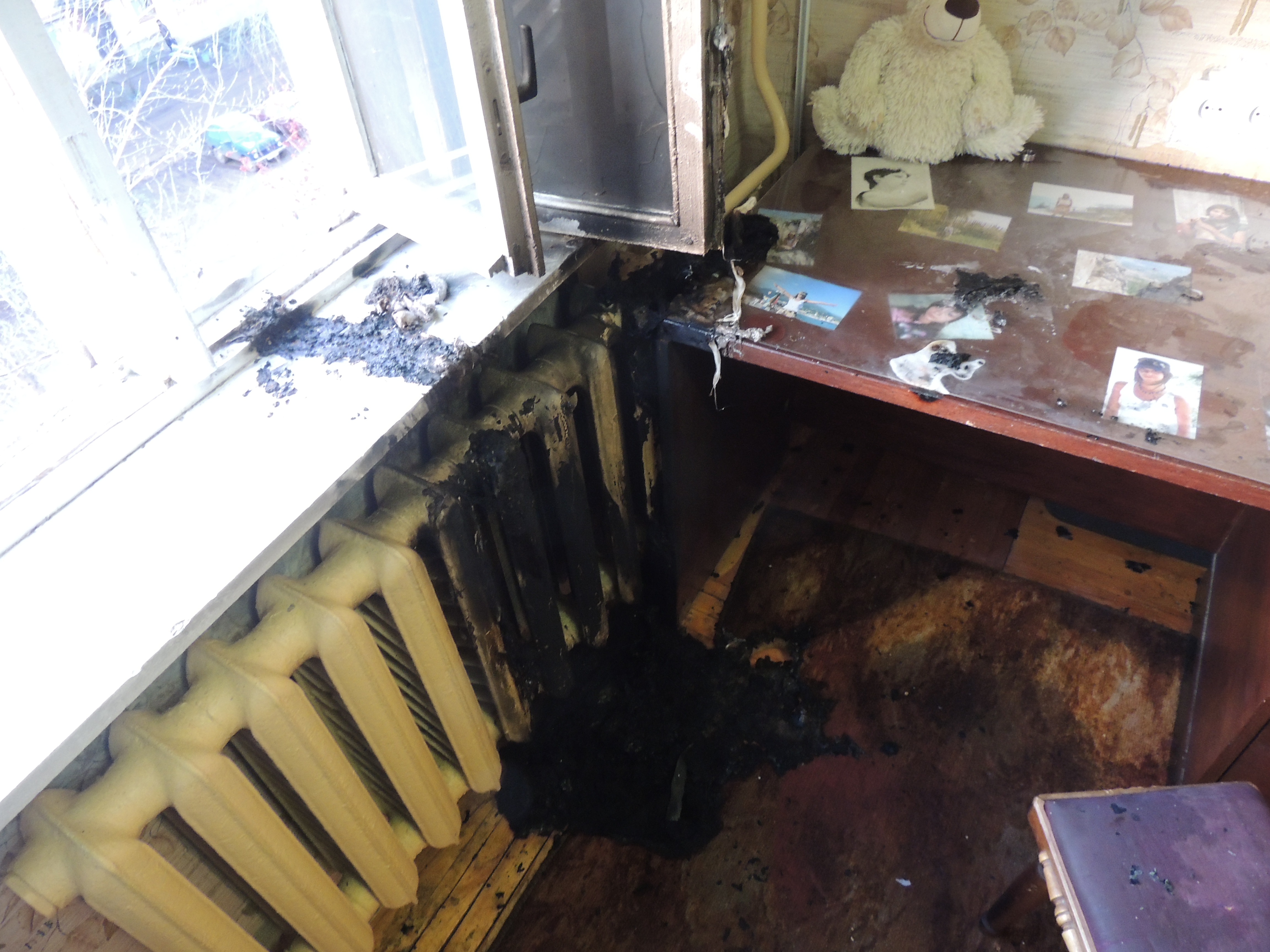 Возгорание квартиры произошло в Воткинске