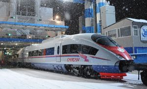 Снегопад вынудил  питерских пассажиров   захватить «Сапсан»