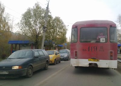 Водитель пассажирского автобуса сбил пешехода в Ижевске