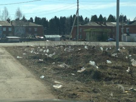Район Конанок в Воткинске погряз в мусоре