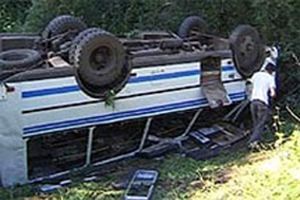 ДТП на Транскаме: 11 пассажиров автобуса  погибли, 13 ранены