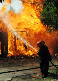 Начало «огородного» сезона в Удмуртии: стали гореть бани на садовых участках