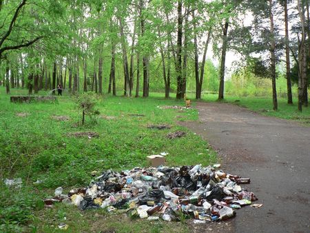 За полмесяца в Воткинске исчезли с улиц 1,5 тысячи м3 мусора