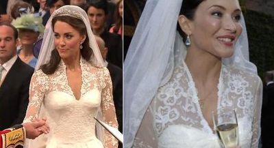 Свадебное платье Кейт Миддлтон назвали плагиатом наряда дочери Берлускони