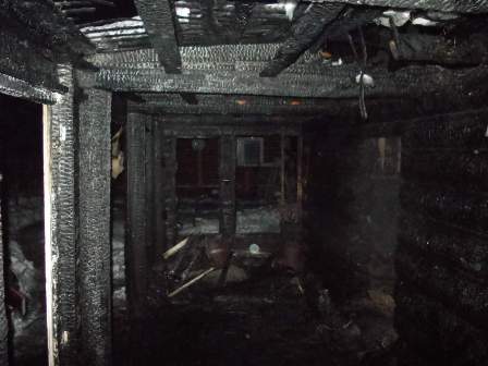 Баня сгорела в Глазовском районе