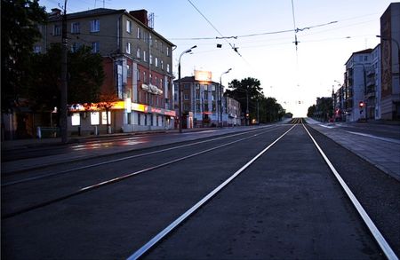 В Ижевске на Ленина запретят выезжать на трамвайные пути 