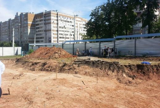 47 захоронений обнаружили на месте строительства бассейна в Ижевске