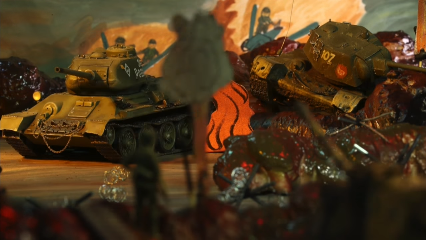 Минобороны России показало мультфильм о танке Т-34 в канун Дня танкиста