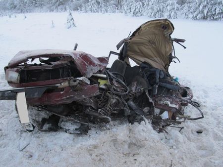  Пассажир искореженного авто чудом выжил в Удмуртии