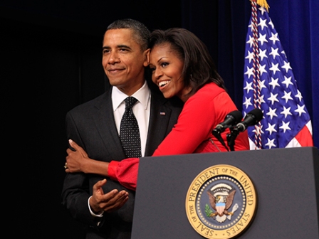 Мелодраму про первое свидание Обамы с женой снимут в США