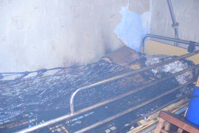 Пьяный курильщик в Удмуртии уснул под горящиим одеялом