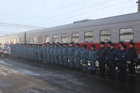 Сводный отряд МВД по Удмуртии вернулся из командировки на Северный Кавказ