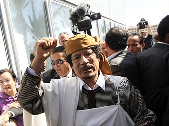 Каддафи выплатит по 350 евро за голову каждого постанца