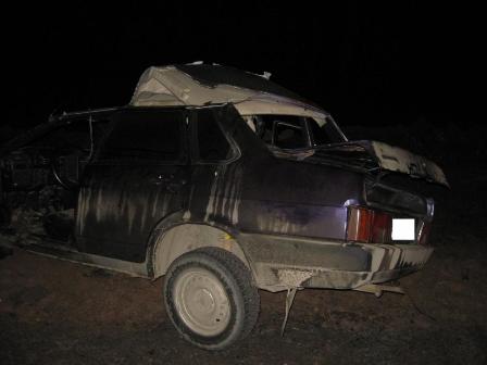 Пьяный водитель легковушки уснул за рулем и врезался в грузовик в Можгинском районе