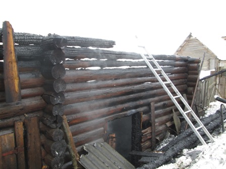 Неполадка отопительной печи стала причиной пожара в Увинском районе