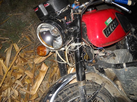 Водитель мотоцикла попал в больницу после аварии в Завьяловском районе